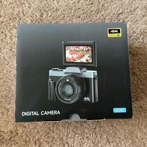 4K Ultra HD Digital Camera - Black